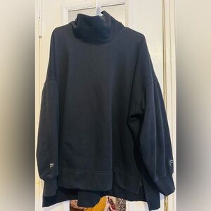 Fabletics Black Turtleneck Mockneck Sweater